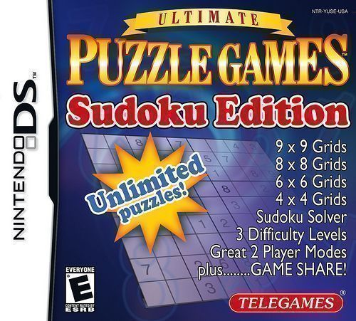 Ultimate Puzzle Games - Sudoku Edition (SQUiRE) (USA) Game Cover